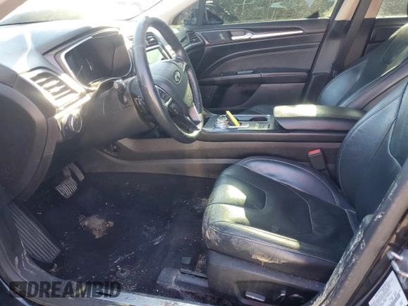 2019 Ford Fusion Titanium with VIN 3FA6P0K95KR181252, listed as a Copart auction lot 45393775 with 95,008 mi miles and Salvage Title. Bid and sale history available at carsss.com. Image 7.