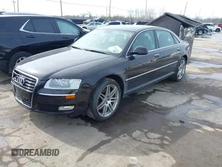 2009 Audi A8 L 4.2L with VIN WAUMV94EX9N010979, listed as a IAAI auction lot 41638621 with 1 mi miles. Bid and sale history available at carsss.com. Image 2.