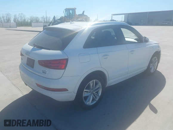 2018 Audi Q3 Premium with VIN WA1ECCFS7JR026917, listed as a IAAI auction lot 41823995 with 76,313 mi miles and . Bid and sale history available at DreamBid. Image 4.