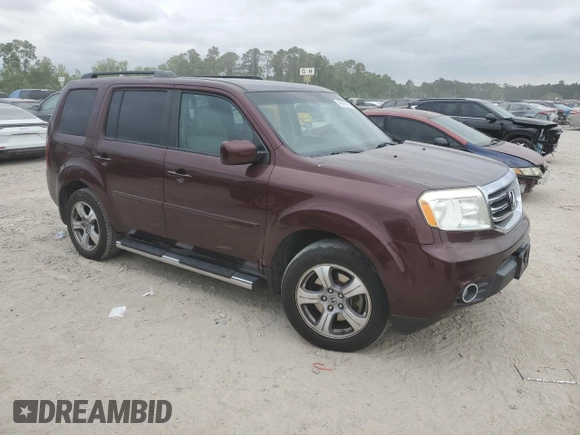 2013 Honda Pilot EX-L with VIN 5FNYF3H55DB003101, listed as a Copart auction lot 49691995 with 179,598 mi miles and Clean title. Bid and sale history available at DreamBid. Image 4.