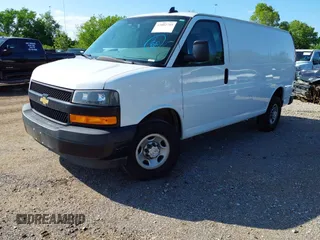 2019 Chevrolet Express Cargo Van with VIN 1GCWGAFP6K1173549, listed as a IAAI auction lot 42082743 with 86,763 mi miles. Bid and sale history available at carsss.com. Image 17.