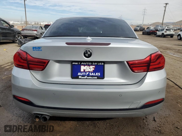 2018 BMW 4 Series 430i z VIN WBA4Z1C59JEC59109, wystawiony jako Copart lot #44590835 z przebiegiem 47 507 mil mil oraz Szkoda całkowita • Salvage title. Historia ofert i sprzedaży dostępna na DreamBid. Obrazek 6.