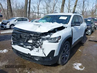 2021 GMC Acadia SLT with VIN 1GKKNMLS2MZ163379, listed as a IAAI auction lot 41614025 with 61,232 mi miles. Bid and sale history available at carsss.com. Image 16.