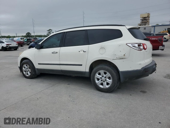 2012 Chevrolet Traverse LS with VIN 1GNKRFED7CJ157270, listed as a Copart auction lot 51219255 with Not Provided miles and Salvage Title. Bid and sale history available at DreamBid. Image 2.