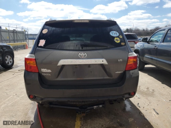 2008 Toyota Highlander Limited with VIN JTEES42A082003067, listed as a Copart auction lot 48872235 with 303,939 mi miles and Salvage Title. Bid and sale history available at carsss.com. Image 6.