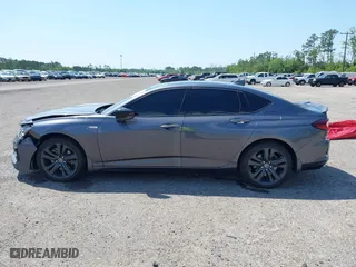 2022 Acura TLX w/A-Spec Package with VIN 19UUB5F55NA002177, listed as a IAAI auction lot 41208723 with 58,795 mi miles. Bid and sale history available at carsss.com. Image 14.