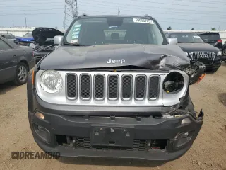 2017 Jeep Renegade Limited z VIN ZACCJBDB0HPF80051, wystawiony jako Copart lot #59008765 z przebiegiem 32 376 mil mil oraz Szkoda całkowita • Salvage title. Historia ofert i sprzedaży dostępna na DreamBid. Obrazek 5.