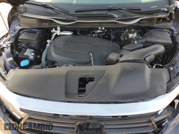 2024 Honda Odyssey EX-L with VIN 5FNRL6H63RB042753, listed as a Copart auction lot 65665724 with Not Provided miles and Salvage Title. Bid and sale history available at DreamBid. Image 12.