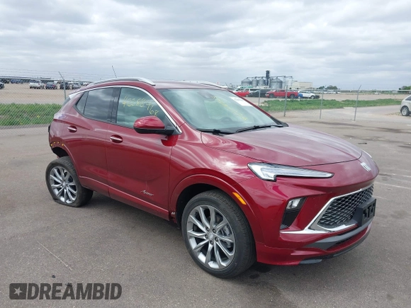 2024 Buick Encore GX Avenir with VIN KL4AMGSLXRB150363, listed as a IAAI auction lot 42288468 with 5,528 mi miles and . Bid and sale history available at DreamBid. Image 1.
