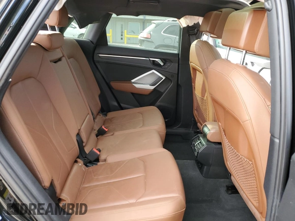 2020 Audi Q3 S line Premium with VIN WA1DECF34L1123427, listed as a Copart auction lot 44001445 with 52,799 mi miles and Salvage Title. Bid and sale history available at carsss.com. Image 11.