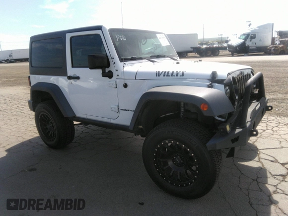2016 Jeep Wrangler Sport with VIN 1C4AJWAG2GL280156, listed as a IAAI auction lot 42202881 with 55,942 mi miles and . Bid and sale history available at carsss.com. Image 1.