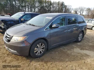 2015 Honda Odyssey EX with VIN 5FNRL5H43FB052851, listed as a Copart auction lot 48834915 with 136,153 mi miles and Clean Title. Bid and sale history available at carsss.com. Image 1.