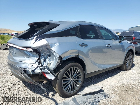 2024 Lexus RX 350h with VIN 2T2BBMCA6RC049507, listed as a Copart auction lot 62135945 with 7,033 mi miles and Salvage title. Bid and sale history available at DreamBid. Image 3.