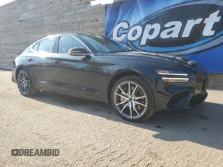 2024 Genesis G70 2.5T with VIN KMTG34SC4RU143352, listed as a Copart auction lot 56943305 with 20,316 mi miles and Clean title. Bid and sale history available at DreamBid. Image 4.