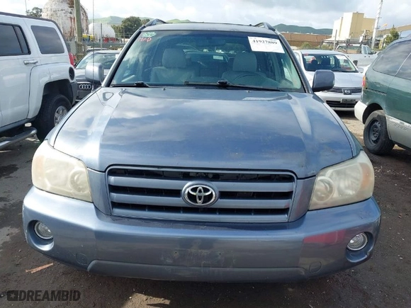 2005 Toyota Highlander with VIN JTEDP21AX50066915, listed as a IAAI auction lot 41927889 with 259,684 mi miles. Bid and sale history available at carsss.com. Image 6.