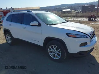 2018 Jeep Cherokee Latitude Plus with VIN 1C4PJMLX5JD508079, listed as a IAAI auction lot 41796679 with 96,899 mi miles. Bid and sale history available at carsss.com. Image 1.