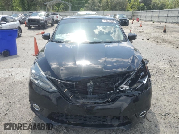 2018 Nissan Sentra S with VIN 3N1AB7AP5JY317771, listed as a Copart auction lot 42065985 with 106,696 mi miles and Salvage Title. Bid and sale history available at DreamBid. Image 5.