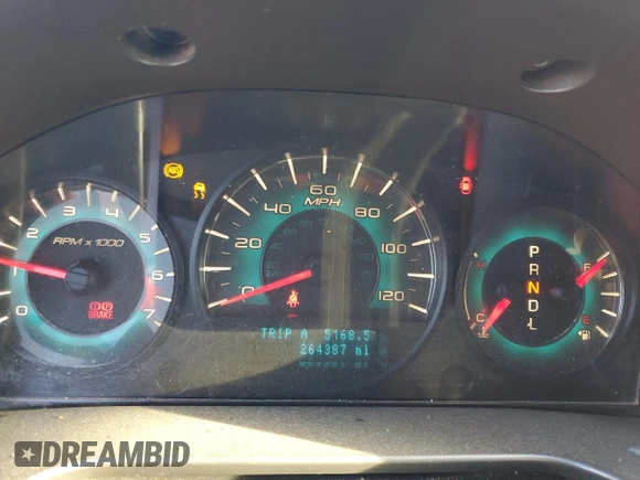 2010 Ford Fusion SE with VIN 3FAHP0HA4AR156500, listed as a Copart auction lot 54937635 with 264,387 mi miles and Salvage Title. Bid and sale history available at DreamBid. Image 9.