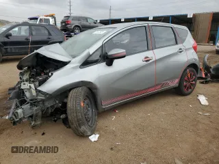 2015 Nissan Note SV with VIN 3N1CE2CP1FL424238, listed as a Copart auction lot 51847925 with 83,786 mi miles and Salvage Title. Bid and sale history available at DreamBid. Image 1.