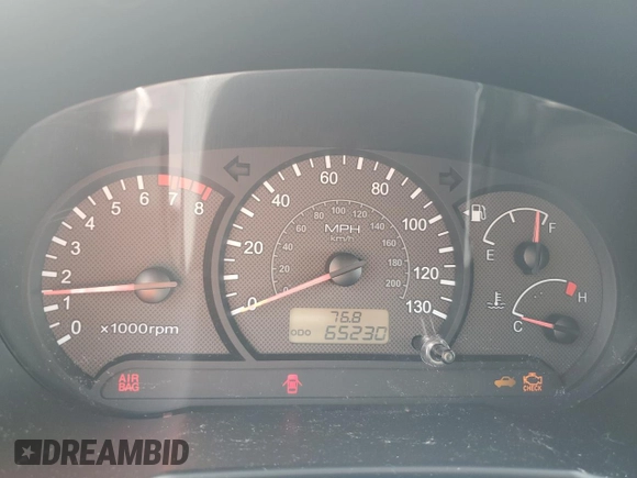2004 Hyundai Accent GL with VIN KMHCG45C64U524377, listed as a Copart auction lot 53976094 with 65,230 mi miles and Non Repairable. Bid and sale history available at carsss.com. Image 9.