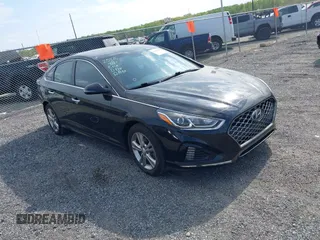 2019 Hyundai Sonata SEL with VIN 5NPE34AF8KH739419, listed as a IAAI auction lot 42125603 with 123,540 mi miles and . Bid and sale history available at DreamBid. Image 1.