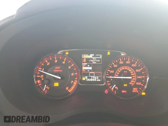 2017 Subaru WRX STI with VIN JF1VA2M6XH9817941, listed as a Copart auction lot 55410095 with 120,263 mi miles and Salvage title. Bid and sale history available at DreamBid. Image 9.