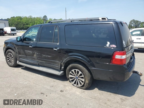2017 Ford Expedition Max XLT with VIN 1FMJK1HTXHEA04036, listed as a Copart auction lot 55258305 with 161,825 mi miles and Salvage title. Bid and sale history available at DreamBid. Image 2.