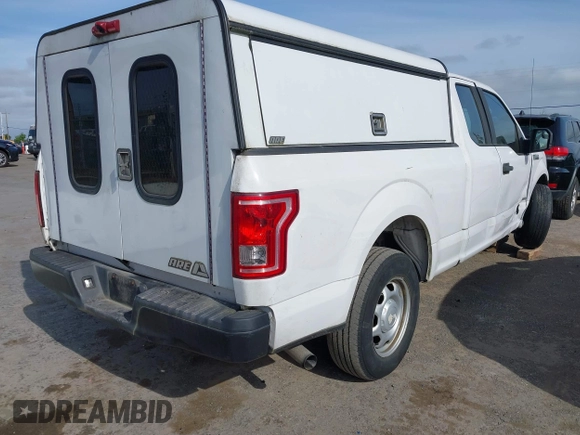 2017 Ford F-150 XL with VIN 1FTEX1CG0HKC30914, listed as a IAAI auction lot 42013147 with 40,279 mi miles. Bid and sale history available at carsss.com. Image 4.