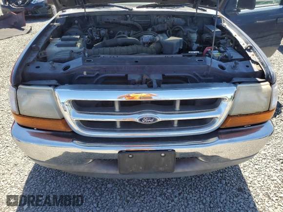 2000 Ford Ranger XL with VIN 1FTYR14V0YPC18463, listed as a Copart auction lot 55882765 with 115,395 mi miles and Clean Title. Bid and sale history available at carsss.com. Image 11.