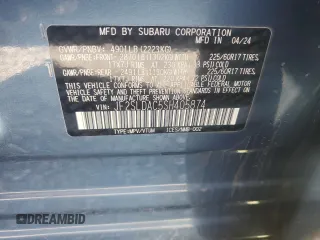 2025 Subaru Forester z VIN JF2SLDAC5SH405874, wystawiony jako Copart lot #52766555 z przebiegiem Nie podano mil oraz Szkoda całkowita • Salvage title. Historia ofert i sprzedaży dostępna na DreamBid. Obrazek 12.