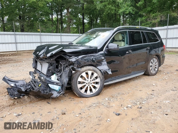 2019 Mercedes-Benz GLS 450 with VIN 4JGDF6EE3KB195330, listed as a Copart auction lot 58904645 with Not provided miles and Salvage title. Bid and sale history available at DreamBid. Image 1.