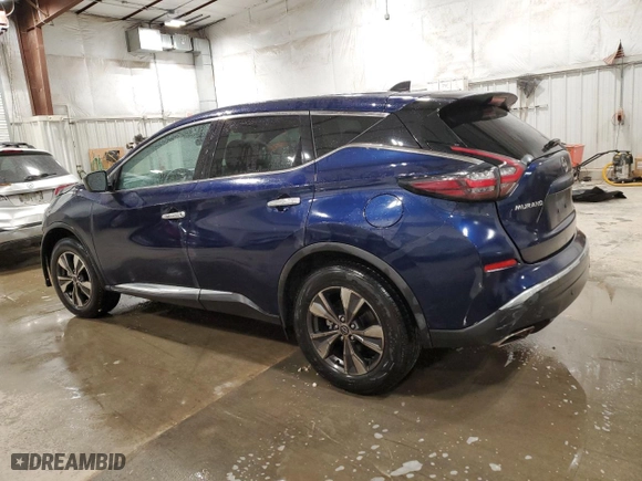 2023 Nissan Murano S with VIN 5N1AZ2AJ0PC124352, listed as a Copart auction lot 88493895 with 57,548 mi miles and Clean Title. Bid and sale history available at carsss.com. Image 2.