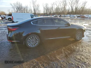 2017 Kia Cadenza Premium with VIN KNALB4J10H5049989, listed as a Copart auction lot 45999635 with 103,427 mi miles and Salvage Title. Bid and sale history available at carsss.com. Image 3.