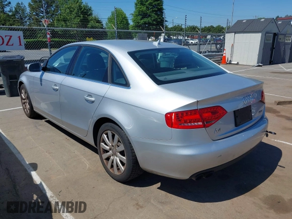 2012 Audi A4 2.0T Premium with VIN WAUAFAFL3CN020533, listed as a IAAI auction lot 42145563 with 112,275 mi miles. Bid and sale history available at carsss.com. Image 3.