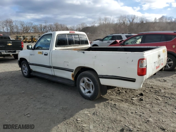 1996 Toyota T100 with VIN JT4JM11D2T0015507, listed as a Copart auction lot 88843305 with 182,813 mi miles and Clean Title. Bid and sale history available at carsss.com. Image 2.