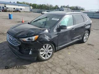 2020 Ford Edge Titanium z VIN 2FMPK3K94LBA15685, wystawiony jako Copart lot #54094585 z przebiegiem Nie podano mil oraz Szkoda całkowita • Salvage title. Historia ofert i sprzedaży dostępna na DreamBid. Obrazek 1.