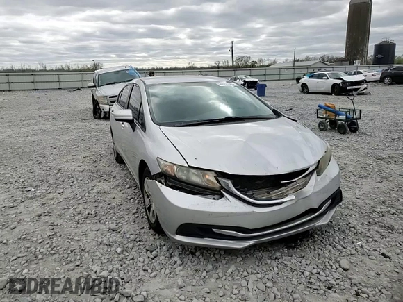2015 Honda Civic Sedan LX with VIN 19XFB2F56FE035810, listed as a Copart auction lot 50089945 with 143,039 mi miles and Salvage Title. Bid and sale history available at carsss.com. Image 10.