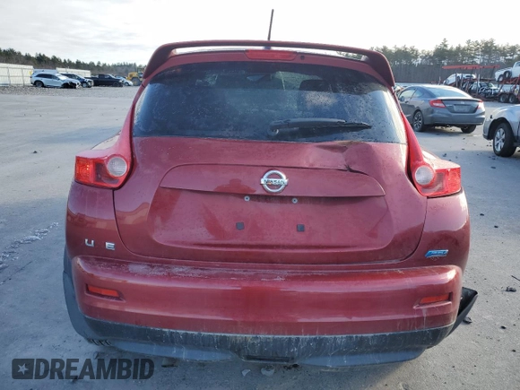 2013 Nissan Juke SL z VIN JN8AF5MV1DT208869, wystawiony jako Copart lot #82788494 z przebiegiem Nie podano mil oraz Szkoda całkowita • Salvage title. Historia ofert i sprzedaży dostępna na DreamBid. Obrazek 6.