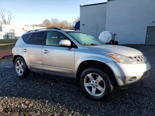 2005 Nissan Murano S with VIN JN8AZ08W25W431788, listed as a Copart auction lot 80266084 with 143,849 mi miles and Salvage Title. Bid and sale history available at carsss.com. Image 4.