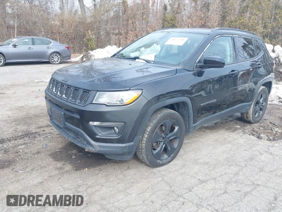 2018 Jeep Compass Altitude with VIN 3C4NJDBB1JT132052, listed as a IAAI auction lot 41622700 with 99,534 mi miles and . Bid and sale history available at carsss.com. Image 17.