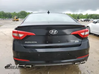 2015 Hyundai Sonata Sport with VIN 5NPE34AB7FH117090, listed as a Copart auction lot 55347845 with 131,090 mi miles and Clean Title. Bid and sale history available at carsss.com. Image 6.