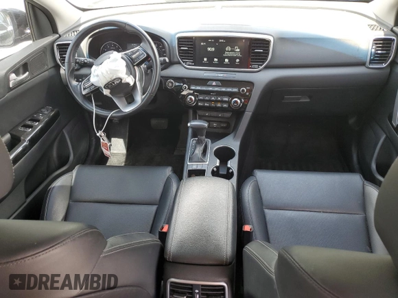 2021 Kia Sportage EX with VIN KNDPN3AC1M7891004, listed as a Copart auction lot 60195965 with 68,723 mi miles and Salvage title. Bid and sale history available at DreamBid. Image 8.