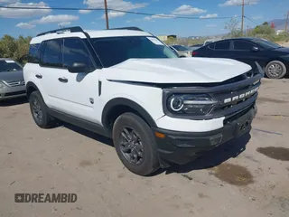 2024 Ford Bronco Sport Big Bend z VIN 3FMCR9B69RRF50248, wystawiony jako IAAI lot #42047269 z przebiegiem 8 854 mil mil oraz . Historia ofert i sprzedaży dostępna na DreamBid. Obrazek 1.