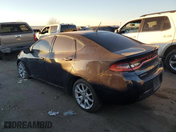 2013 Dodge Dart Rallye with VIN 1C3CDFBA6DD185314, listed as a Copart auction lot 84427184 with 0 mi miles and Salvage Title. Bid and sale history available at carsss.com. Image 2.
