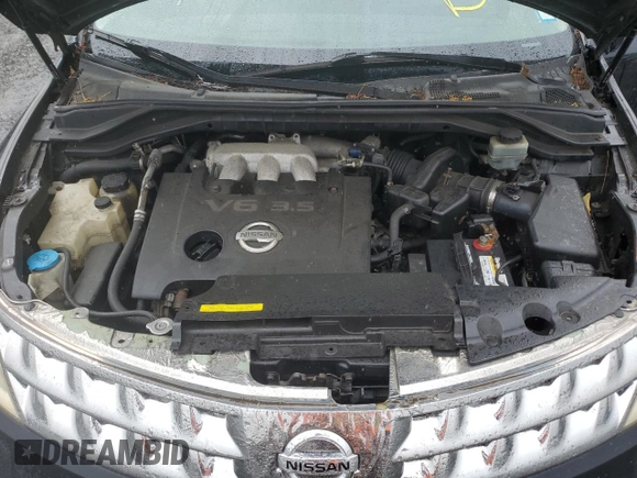 2006 Nissan Murano SL z VIN JN8AZ08W86W524476, wystawiony jako Copart lot #60346525 z przebiegiem 139 970 mil mil oraz Czysty tytuł • Clean title. Historia ofert i sprzedaży dostępna na DreamBid. Obrazek 12.