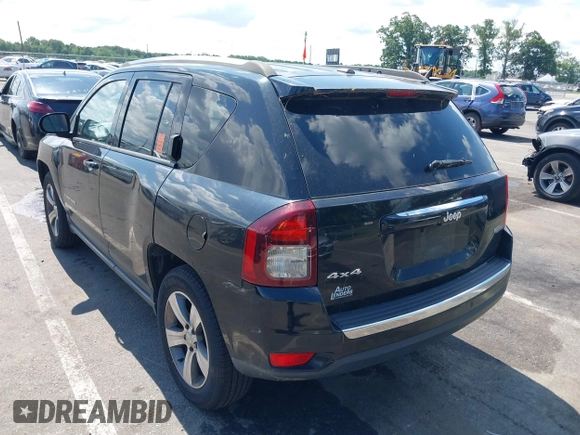 2017 Jeep Compass Latitude with VIN 1C4NJDEB0HD108725, listed as a IAAI auction lot 42820801 with 179,469 mi miles and . Bid and sale history available at DreamBid. Image 3.