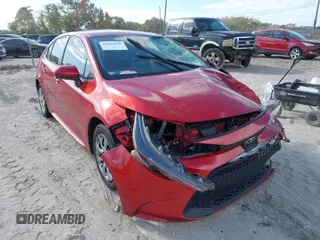2020 Toyota Corolla LE with VIN JTDEPRAEXLJ108964, listed as a IAAI auction lot 41034199 with 135,483 mi miles. Bid and sale history available at carsss.com. Image 1.