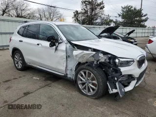 2018 BMW X3 xDrive30i with VIN 5UXTR9C54JLD72876, listed as a Copart auction lot 49779115 with 86,105 mi miles and Salvage Title. Bid and sale history available at DreamBid. Image 4.