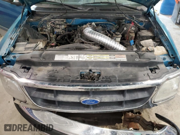 1997 Ford F-150 with VIN 1FTDF1763VLB43465, listed as a Copart auction lot 60018763 with 194,139 mi miles and Non repairable. Bid and sale history available at DreamBid. Image 12.