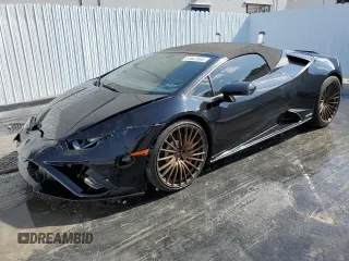 2020 Lamborghini Huracan z VIN ZHWUT5ZF7LLA15041, wystawiony jako Copart lot #51622995 z przebiegiem 24 527 mil mil oraz Szkoda całkowita • Salvage title. Historia ofert i sprzedaży dostępna na DreamBid. Obrazek 1.